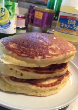 厚みのあるパンケーキのレシピv-レシピのメイン写真