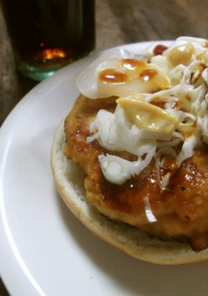 照り焼き風チキンバーガー-レシピのメイン写真