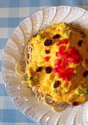 かぼちゃクリームのパスタソース-レシピのメイン写真