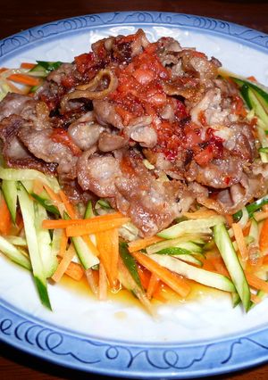 梅しょうゆの豚肉炒め-レシピのメイン写真