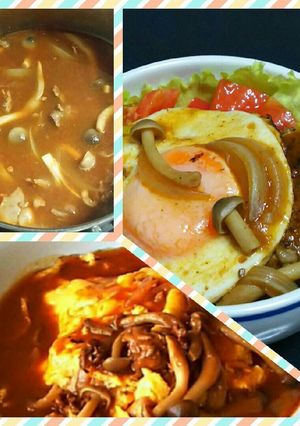 [変身]お手軽★ハヤシ&ロコモコ&オム-レシピのメイン写真
