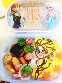 キャラ弁 アナ雪 エルサ-レシピのメイン写真