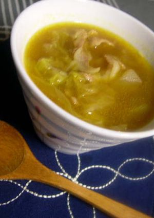 あったまる～白菜のカレースープ-レシピのメイン写真