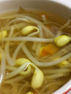 豆もやし&ごぼうのスープ。-レシピのメイン写真