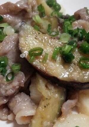 豚肉・ﾅｽ・長芋のあっさり塩麹炒め-レシピのメイン写真