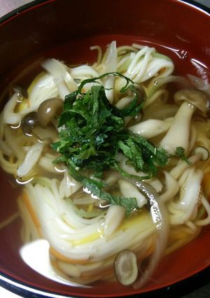 残った素麺･冷麦で☆のこりもの温麺-レシピのメイン写真