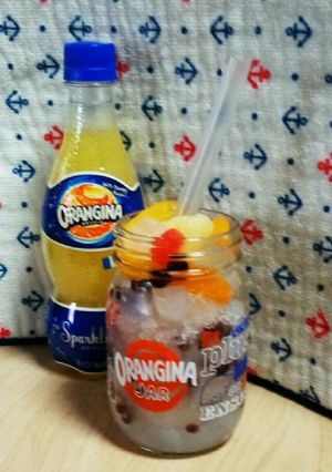 オランジーナで♪フルーツたっぷりかき氷-レシピのメイン写真
