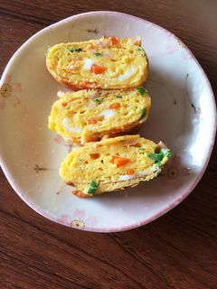 お弁当にも!カラフル卵焼き☆-レシピのメイン写真