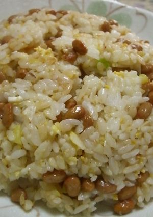 健康効果アップ!納豆チャーハン-レシピのメイン写真