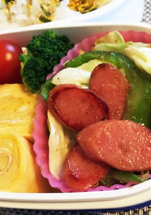 お弁当に♡簡単!キャベツのマヨ炒め-レシピのメイン写真
