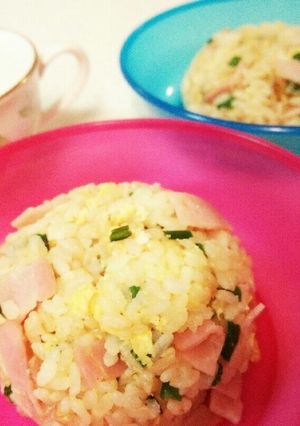 こどもごはん✩まんまる３色チャーハン-レシピのメイン写真