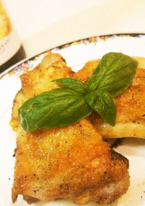 皮パリパリ！にんにくグリルチキン-レシピのメイン写真