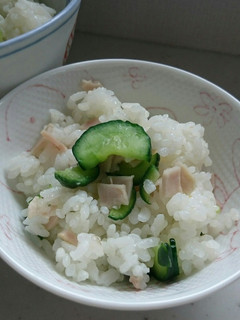 きゅうりとハムのさっぱり混ぜご飯-レシピのメイン写真