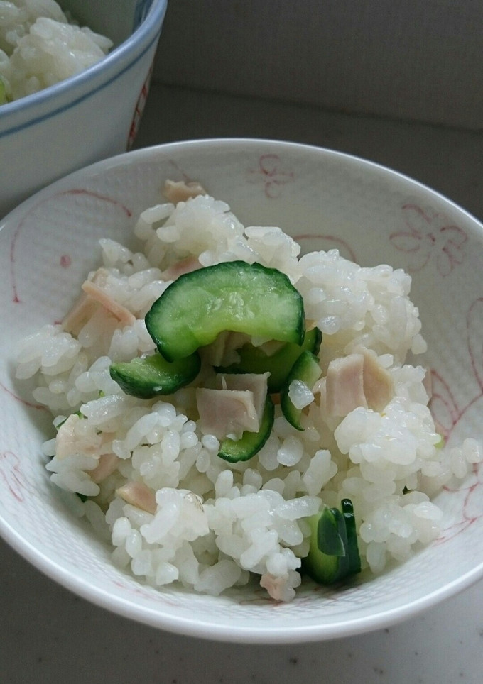 きゅうりとハムのさっぱり混ぜご飯-レシピのメイン写真