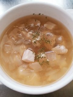◇離乳食完了期~まぐろと新玉のスープ◇-レシピのメイン写真