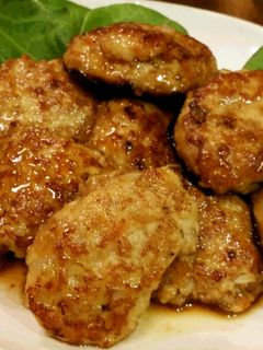 ふわふわ!!つくねの照り焼き♪-レシピのメイン写真