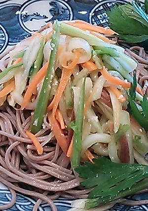 塩糀☆野菜モリモリそば-レシピのメイン写真