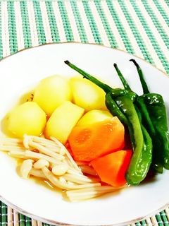 ジャガイモとししとう・えのきの煮物♪-レシピのメイン写真