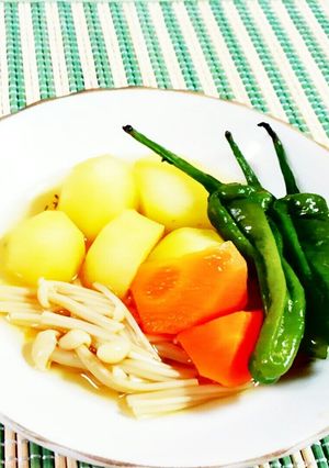 ジャガイモとししとう・えのきの煮物♪-レシピのメイン写真