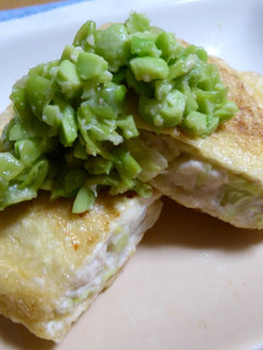 春キャベツと鶏ひき肉の挟み焼き-レシピのメイン写真
