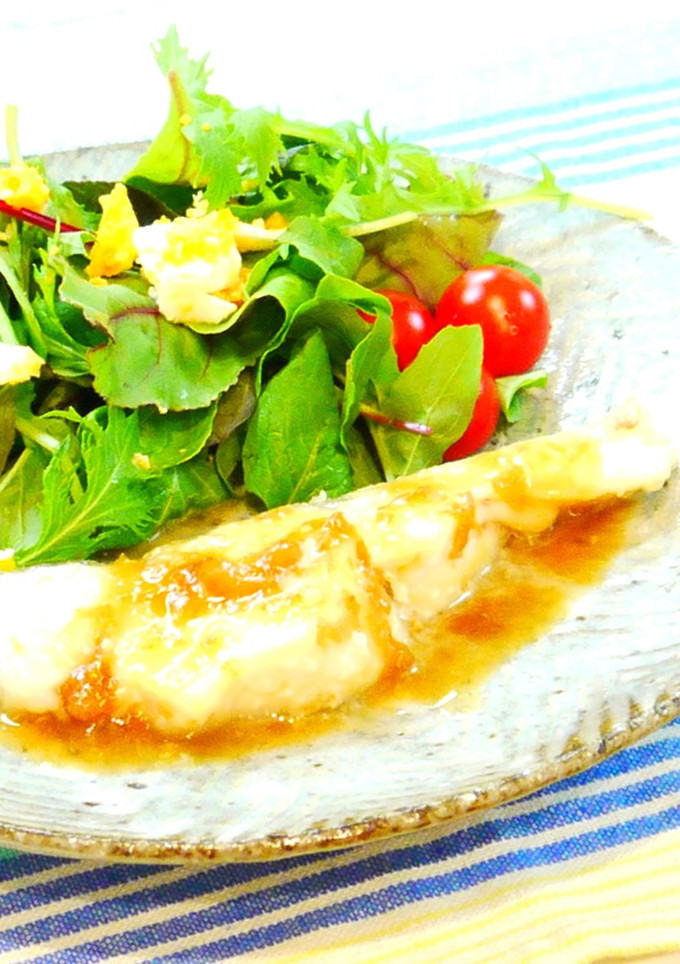 簡単♪白身魚の梅バターソース-レシピのメイン写真