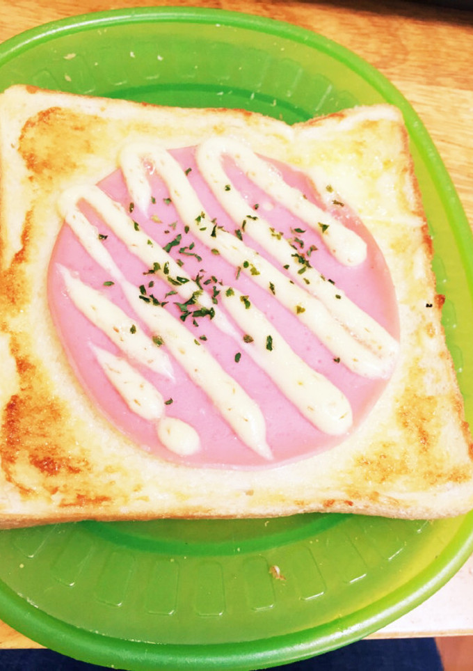 簡単おいしい☆ハムマヨトースト-レシピのメイン写真