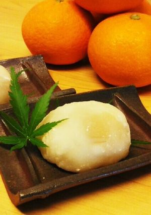 レンジで簡単♪甘夏大福-レシピのメイン写真