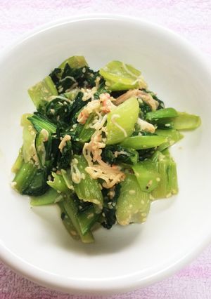 お弁当に♡青梗菜とカニかま炒め-レシピのメイン写真