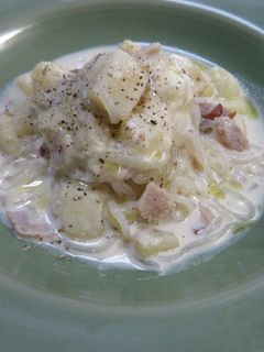 しらたきで豆乳クリームパスタ-レシピのメイン写真