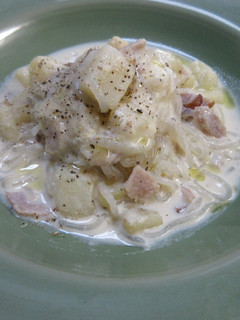 しらたきで豆乳クリームパスタ-レシピのメイン写真