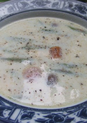 チーズ好きに捧ぐアスパラとチーズのスープ-レシピのメイン写真