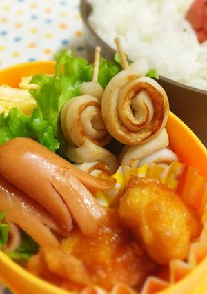 お弁当のすき間おかずに!!うず巻きちくわ-レシピのメイン写真