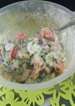 ポテトサラダならぬ空豆サラダ!!-レシピのメイン写真