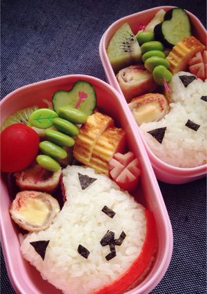 キャラ弁 お父さん犬-レシピのメイン写真
