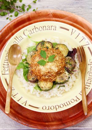 夏野菜でカフェ風ランチ丼♡-レシピのメイン写真