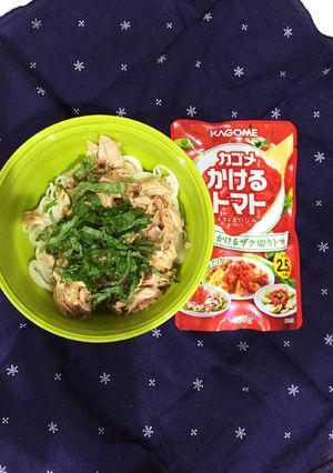 かけるトマトで簡単イタリアンそうめん♪-レシピのメイン写真
