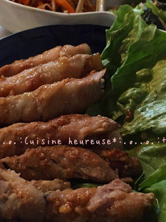 レンジで簡単♪ナスと豚肉のレンジ蒸し-レシピのメイン写真