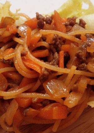 付合せや弁当用に♪ミートソーススパゲティ-レシピのメイン写真