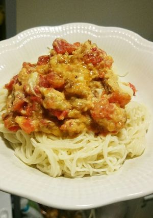 ふわふわ卵のせそうめん-レシピのメイン写真