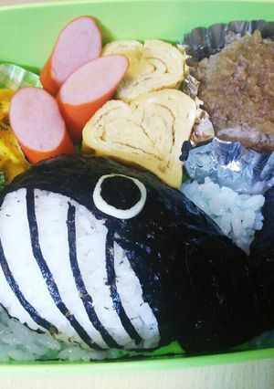 クジラのかわいいお弁当☆-レシピのメイン写真