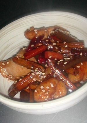 鶏肉＆こんにゃく入りのきんぴら-レシピのメイン写真