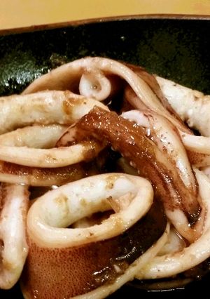 海の家の味!!イカバター生姜醤油焼き♪-レシピのメイン写真