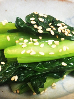 調味料3つのみ!シャキシャキ小松菜ナムル-レシピのメイン写真