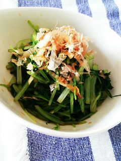 超かんたん♬水菜のお浸し-レシピのメイン写真
