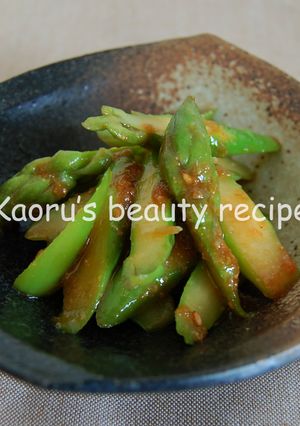 うまうまアスパラの味噌和え-レシピのメイン写真