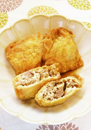 ☺お弁当に♪油揚げのすき焼き袋巾着煮☺-レシピのメイン写真