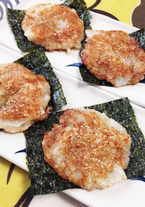 山芋もちもちおやき♪材料少し♪おつまみに-レシピのメイン写真