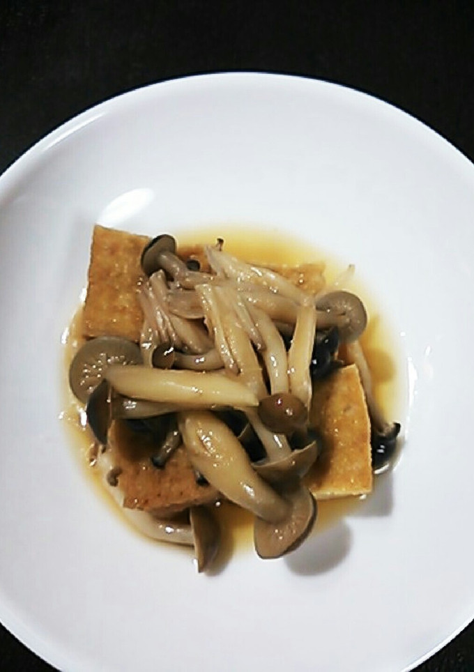 ヘルシー厚揚げきのこ煮-レシピのメイン写真