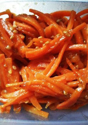 簡単☆人参の味噌きんぴら-レシピのメイン写真
