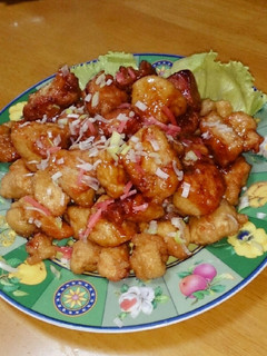 がっつり!簡単!鶏むね肉ユーリンチー風♪-レシピのメイン写真